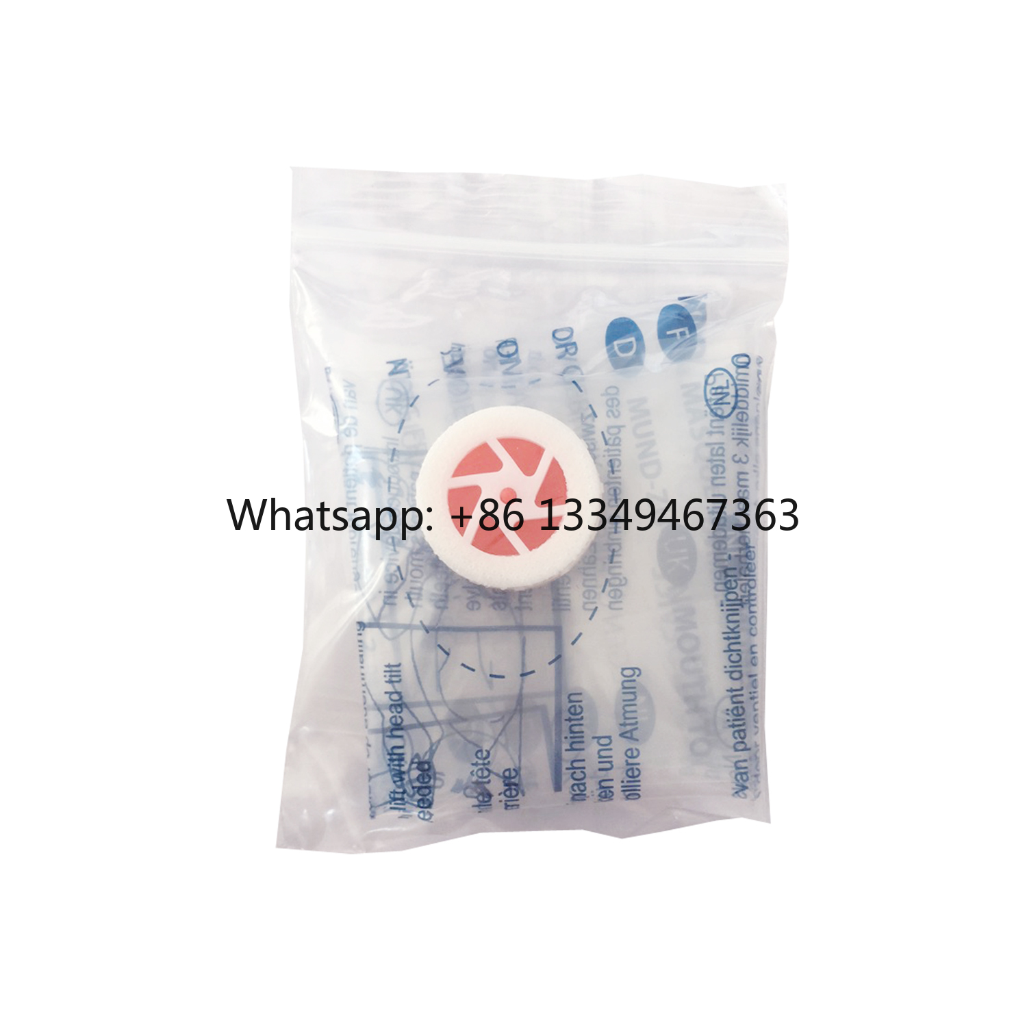 Disposable Mask Blue - ผู้ผลิตหน้ากากหายใจแบบปากต่อปากปฐมพยาบาลแบบใช้แล้วทิ้งหน้ากากช่วยหายใจแบบประดิษฐ์ Ce EO Blue โรงงานวัสดุทางการแพทย์