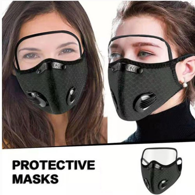 Dust Mask Construction - SHIZIWANGRI หน้ากากปิดหน้าสำหรับปั่นจักรยานแบบสปอร์ต ล้างทำความสะอาดได้ ใช้ซ้ำได้ พร้อมแผ่นกรองฝุ่น หน้ากากปิดหน้าสำหรับผู้ชาย