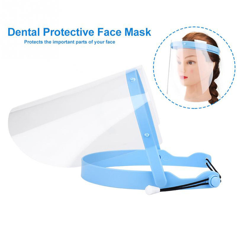 Anti Pollution Mask - ทันตกรรมป้องกันใบหน้าทันตกรรม Face Shield 10 ชิ้นที่ถอดออกได้ Face