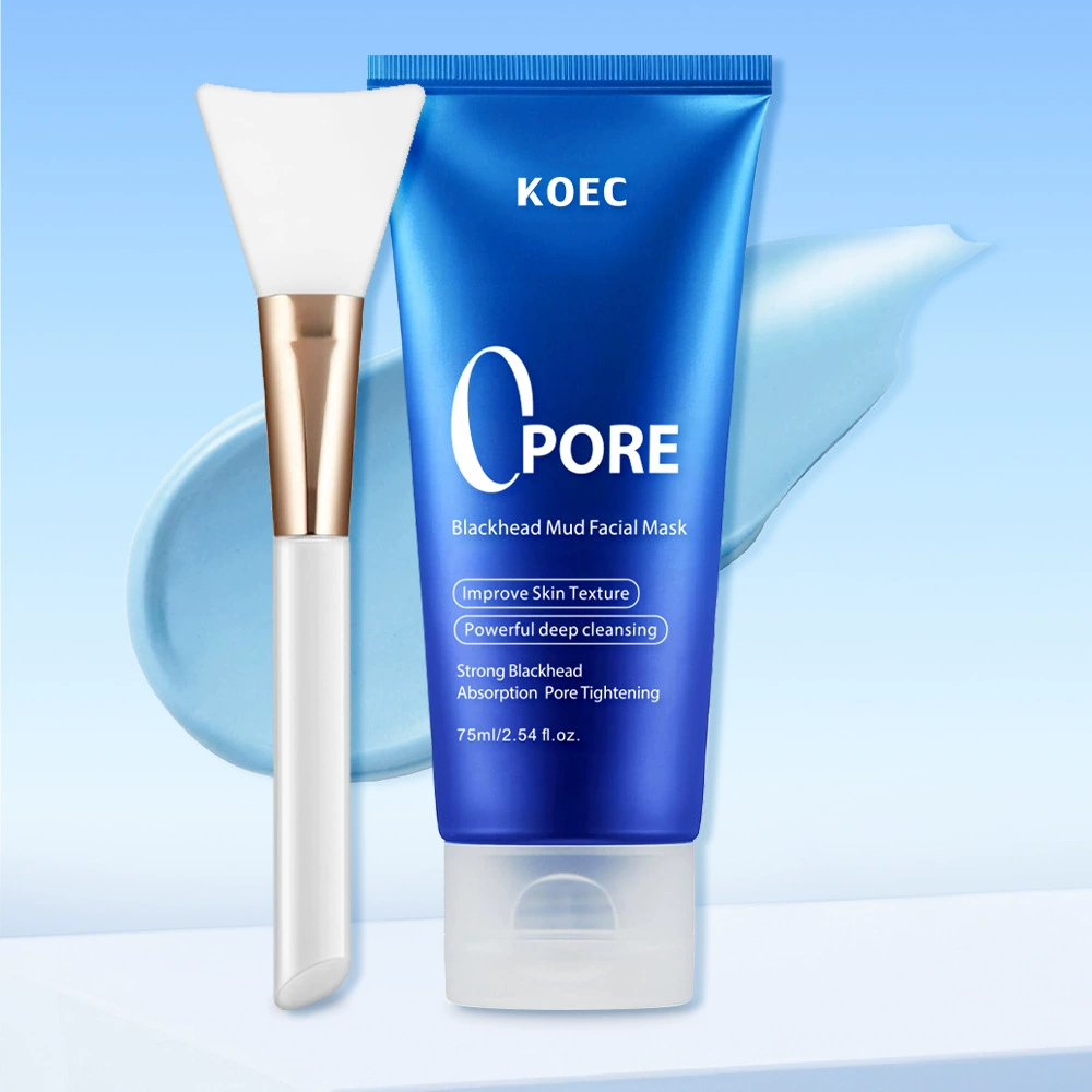 Dust Mask Construction - มาส์กโคลนล้างหน้า KOEC Zero Pore Blackhead Blue