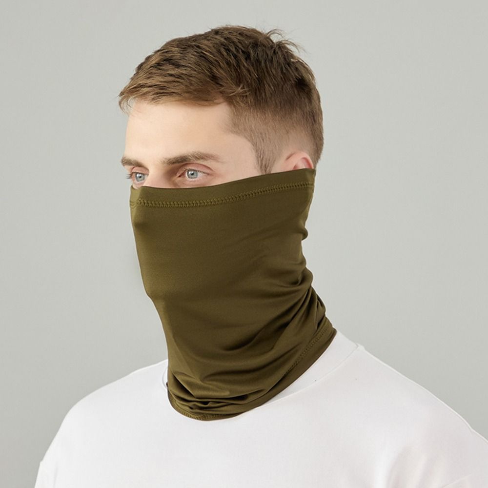 Sports Mask Breathable - หน้ากากปิดหน้าสำหรับปั่นจักรยานแบบแห้งเร็ว ระบายอากาศได้ดี ผ้าไอซ์ซิลค์ ช่วยลดความร้อน ป้องกันเหงื่อและฝุ่น ผ้าพันคอปิดหน้าสำหรับฤดูร้อน