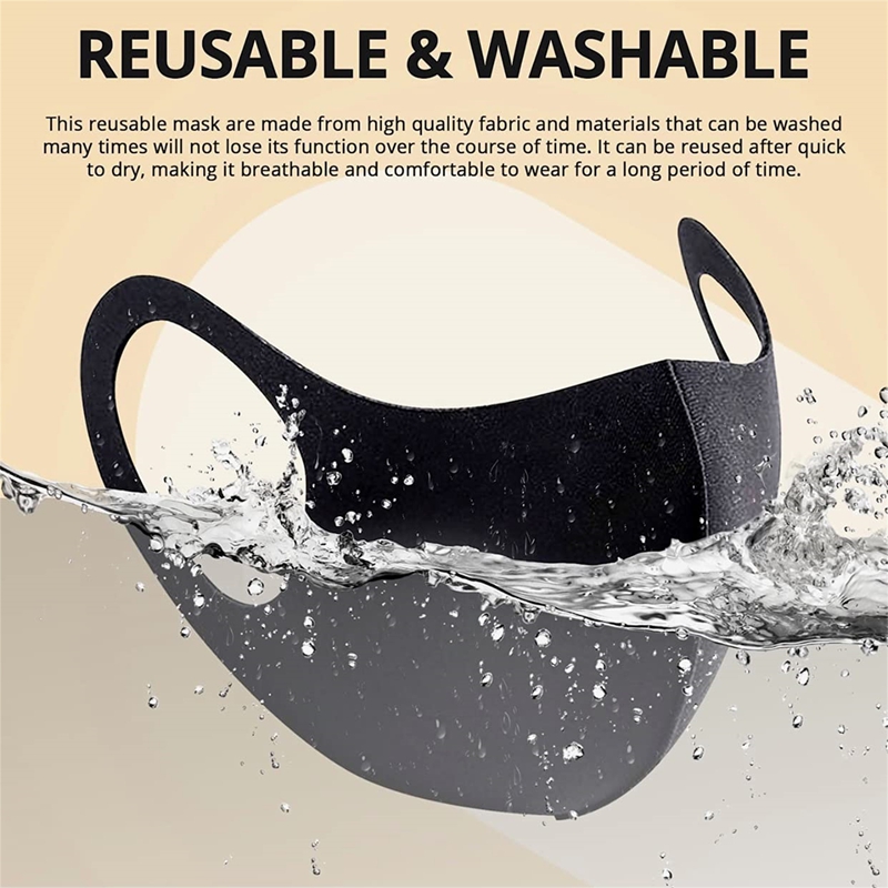 Cloth Face Mask Washable - 5/10PCSแฟชั่นEarloopหน้ากากฤดูใบไม้ผลิกันฝุ่นล้างทําความสะอาดได้Reusable Face Mask Unisex Outdoor Travelหน้ากากระบายอากาศ