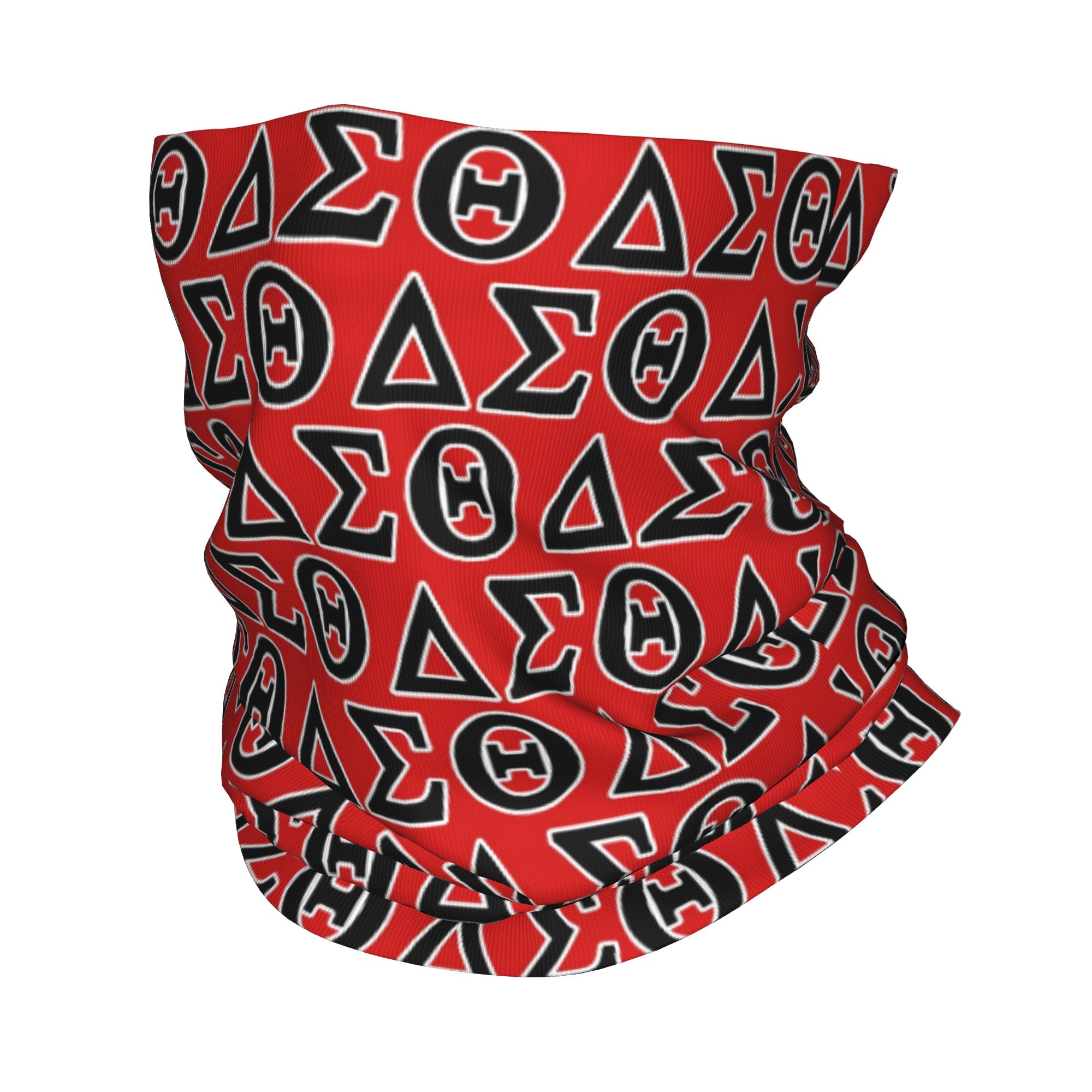Neck Gaiter Face Cover - ผ้าพันคอแบบคลุมหน้า ป้องกันลม สำหรับผู้ชายและผู้หญิง ลาย Delta'ES Sigma'ES