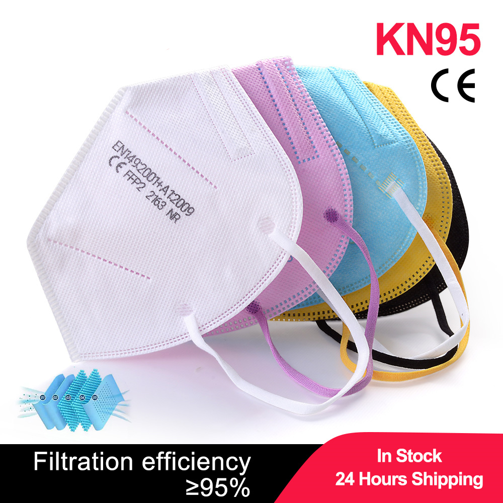 Black Face Mask Pack - หน้ากากอนามัยเด็ก FFP2 สีดำ KN95 CE จำนวน
