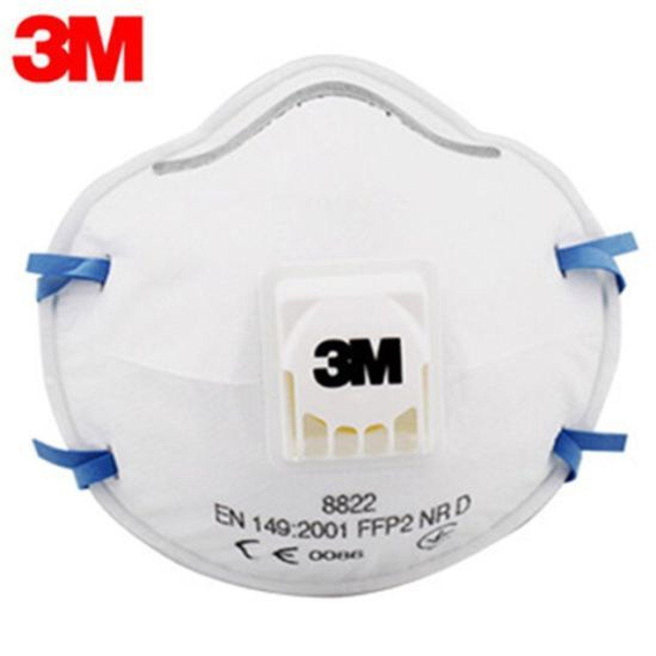 Dust Mask Construction - หน้ากากป้องกัน 3M 8822 ป้องกันฝุ่นละออง ฝุ่นละอองจากพืช ฝุ่นละอองจากเครื่องขัดเงา