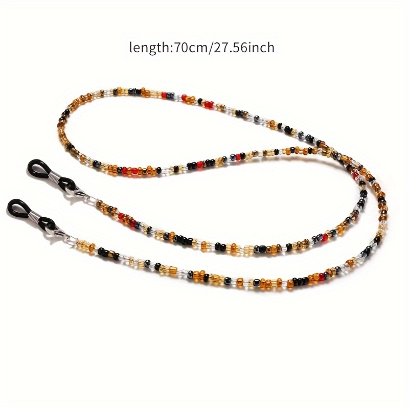 สายคล้องแว่นตาแบบลูกปัดสไตล์โบ - Mask Lanyard Adjustable บทวิจารณ์และราคา