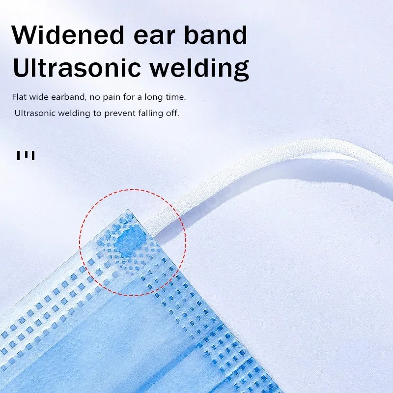 50-500 ชิ้น หน้ากากแบบใช้แล้วท - Disposable Mask Blue บทวิจารณ์และราคา