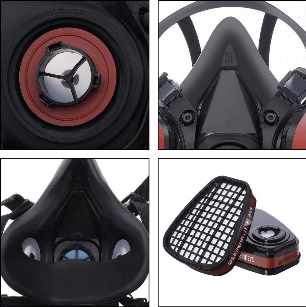 หน้ากากป้องกันแก๊สพิษ Anti-FOG - Dust Mask Construction บทวิจารณ์และราคา