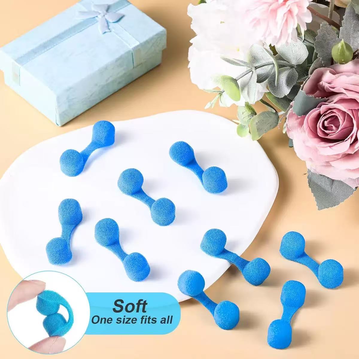 แผ่นกรองจมูกแบบฟองน้ำสีน้ำเงิน - Disposable Mask Blue บทวิจารณ์และราคา
