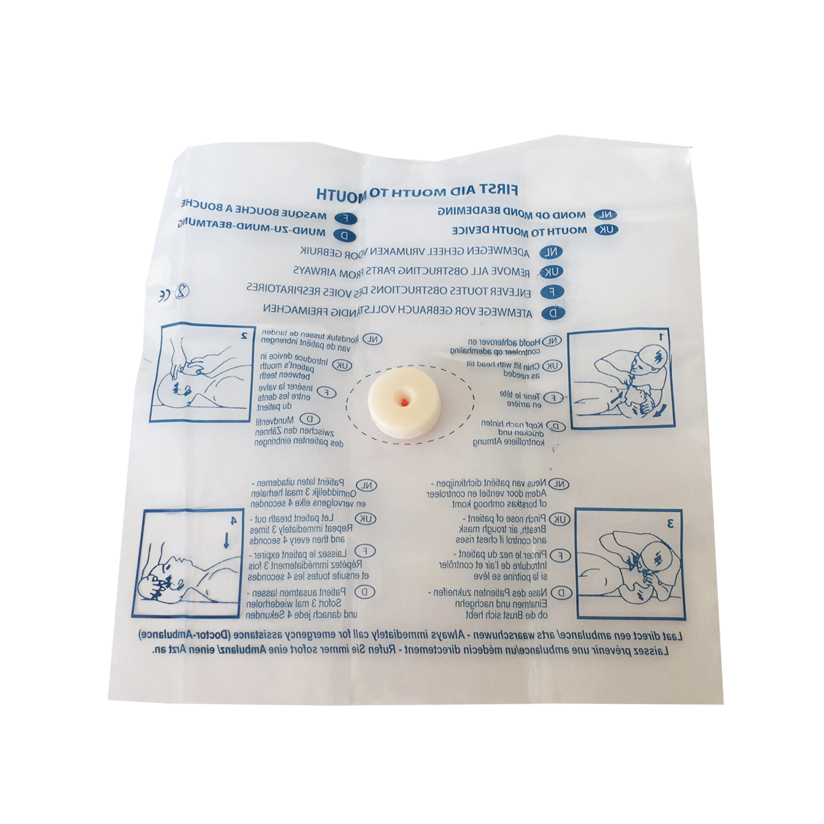 ผู้ผลิตหน้ากากหายใจแบบปากต่อปา - Disposable Mask Blue บทวิจารณ์และราคา