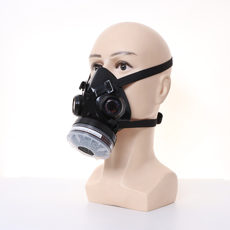 ใหม่ครึ่งหน้าสีดําหน้ากากป้องก - Dust Mask Construction บทวิจารณ์และราคา