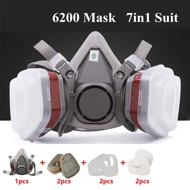 หน้ากากป้องกันแก๊สพิษแบบครึ่งห - Respirator Half Face บทวิจารณ์และราคา