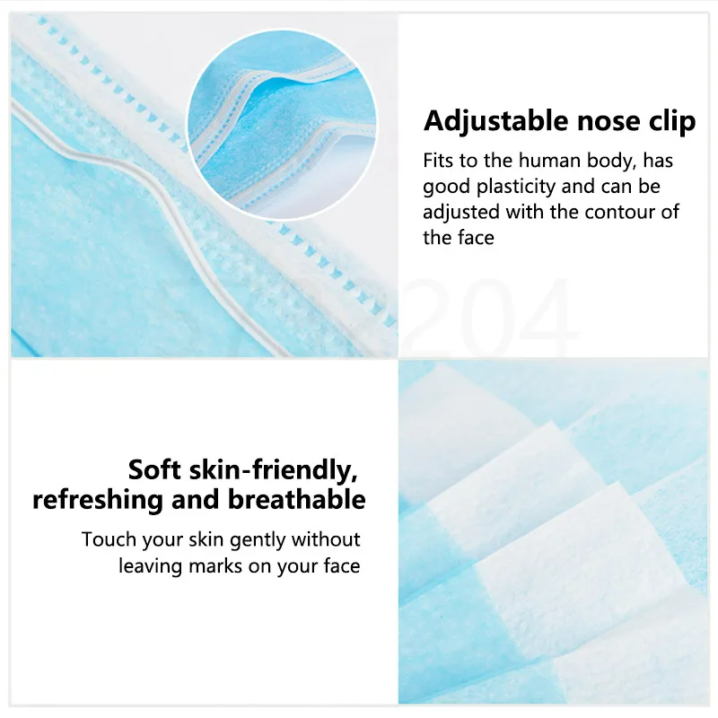 100/200 ชิ้น หน้ากากป้องกันไวร - Disposable Surgical Mask บทวิจารณ์และราคา