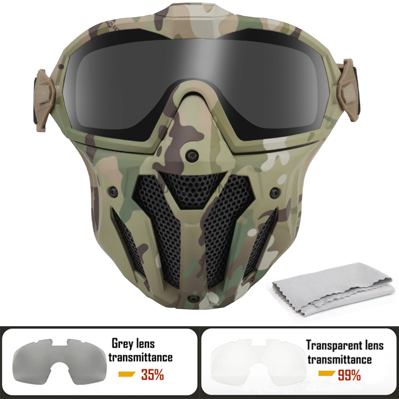 ยุทธวิธีFull Face Mask Anti-FO - Anti Pollution Mask บทวิจารณ์และราคา