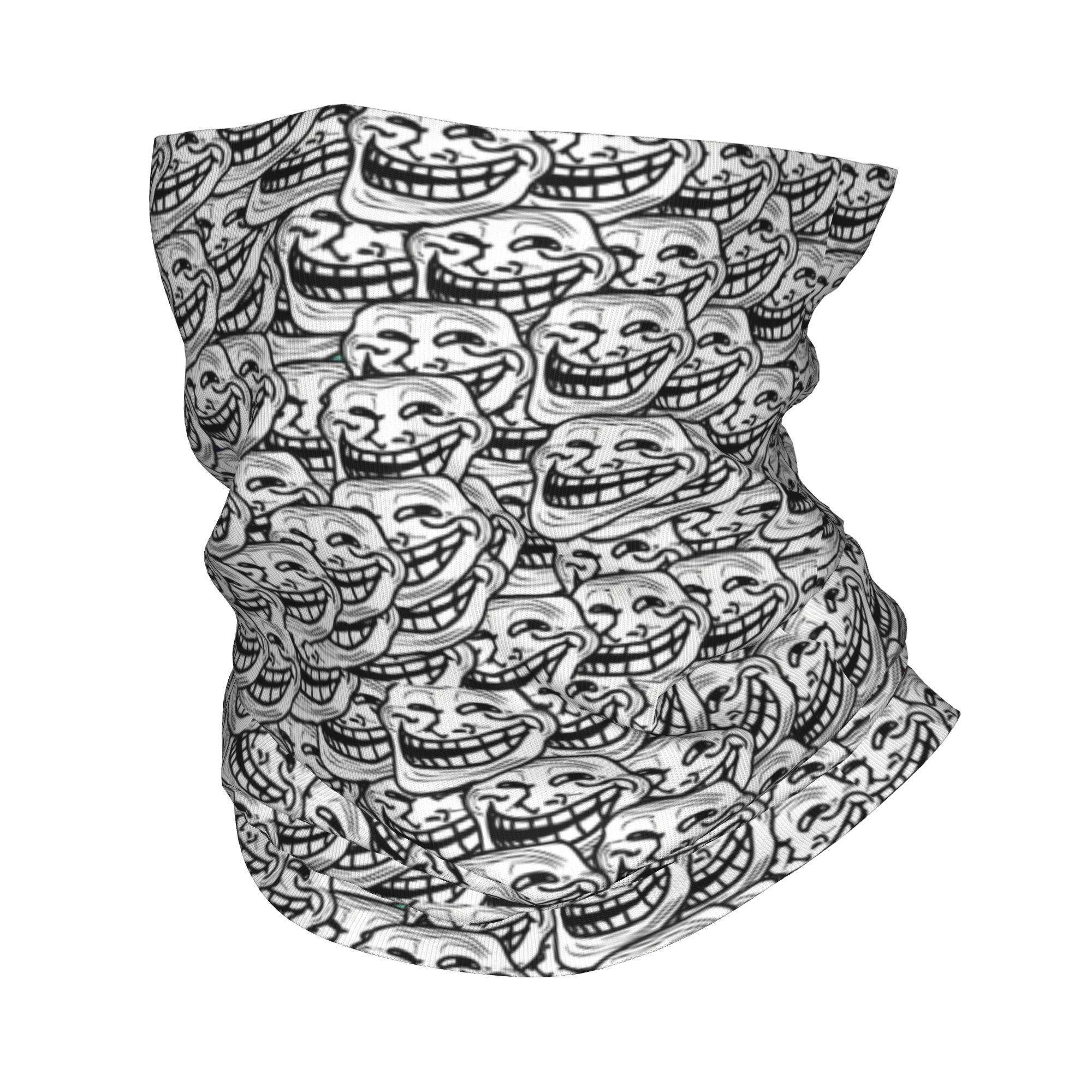 ผ้าคลุมหน้าลายการ์ตูนอนิเมะตลก - Neck Gaiter Face Cover บทวิจารณ์และราคา