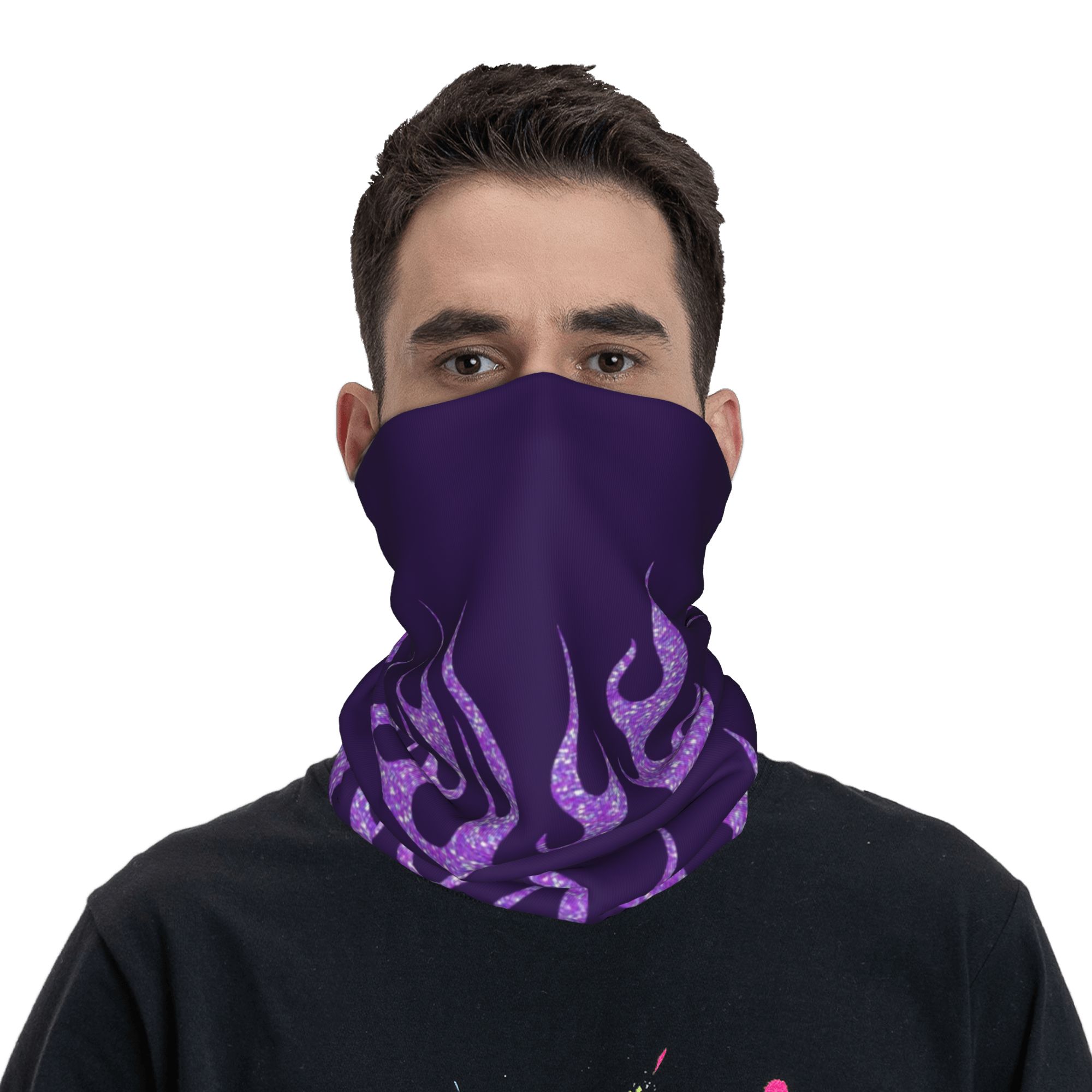 ผ้าพันคอปิดหน้าแบบมีกลิตเตอร์ส - Neck Gaiter Face Cover บทวิจารณ์และราคา