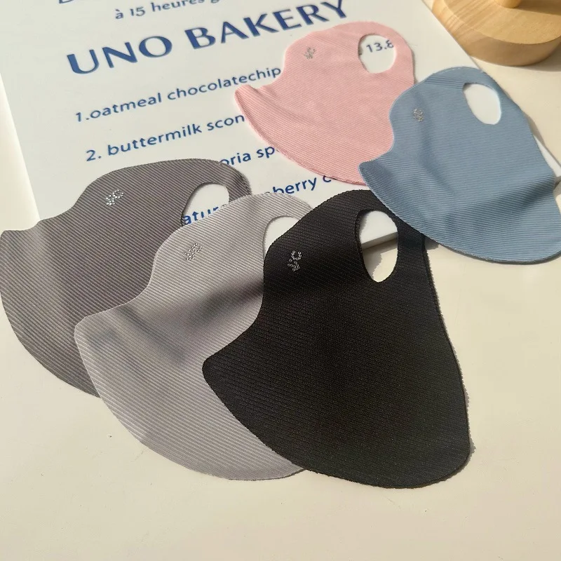 หน้ากากไหมน้ำแข็งแบบมีด้าย 5 ส - Cloth Face Mask Washable บทวิจารณ์และราคา