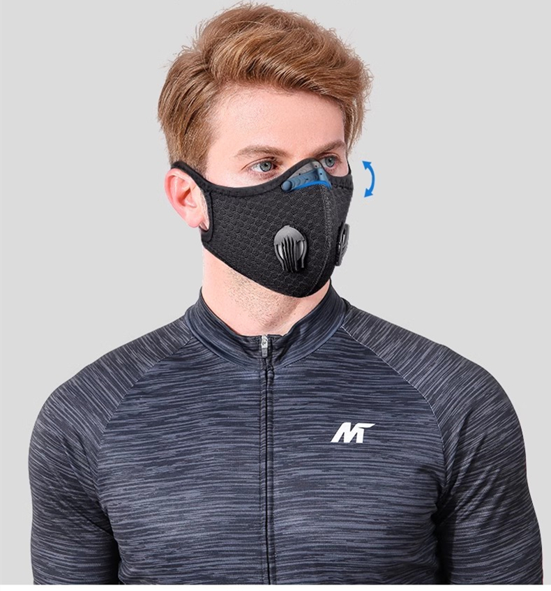 หน้ากากขี่จักรยานกีฬาล้างทําคว - Anti Pollution Mask บทวิจารณ์และราคา