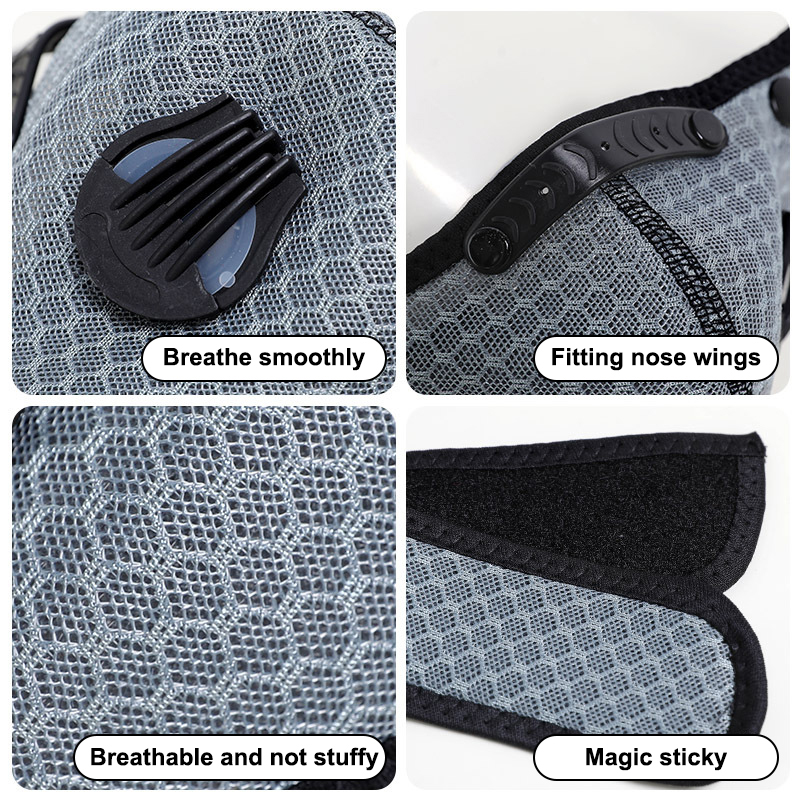ใหม่หน้ากากปิดจมูกสำหรับปั่นจั - Dust Mask Construction บทวิจารณ์และราคา