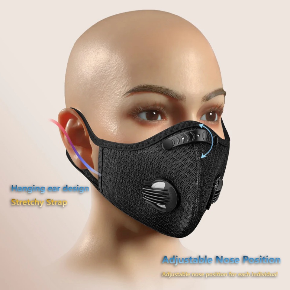 1PCS หน้ากากปั่นจักรยานพร้อมหน - Dust Mask Construction บทวิจารณ์และราคา