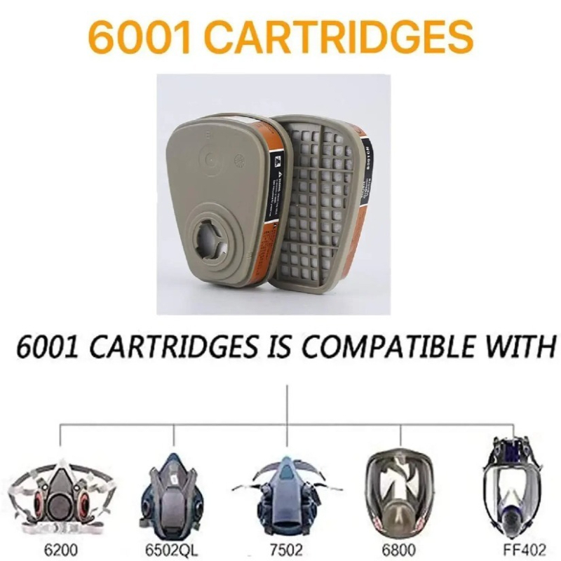 ตลับกรองคาร์บอนกัมมันต์ 6001 พ - Dust Mask Construction บทวิจารณ์และราคา