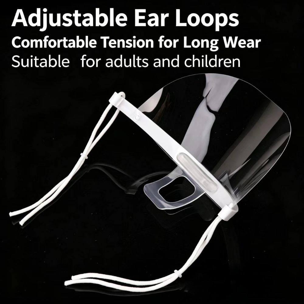 แผ่นปิดปากกันฝ้าใสสำหรับงานจัด - Mask Lanyard Adjustable บทวิจารณ์และราคา