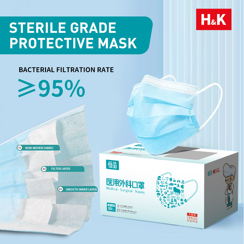 หน้ากากอนามัยแบบใช้แล้วทิ้งกล่ - Disposable Mask Blue บทวิจารณ์และราคา