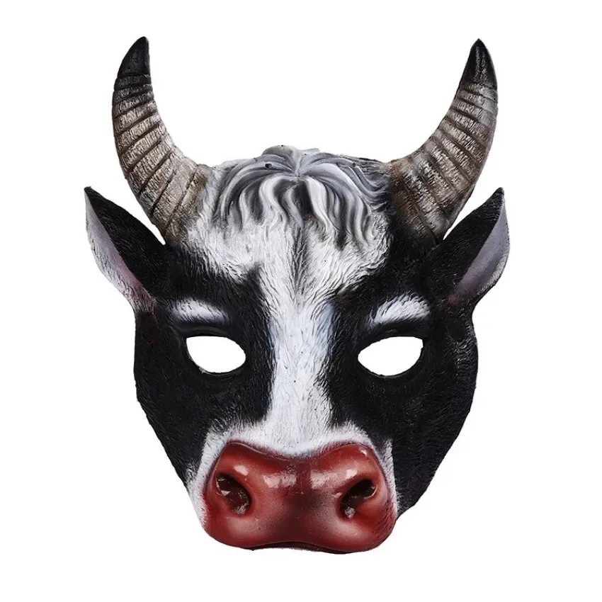 PU โฟม 3D ที่สมจริงสัตว์หัววัว - Respirator Half Face บทวิจารณ์และราคา