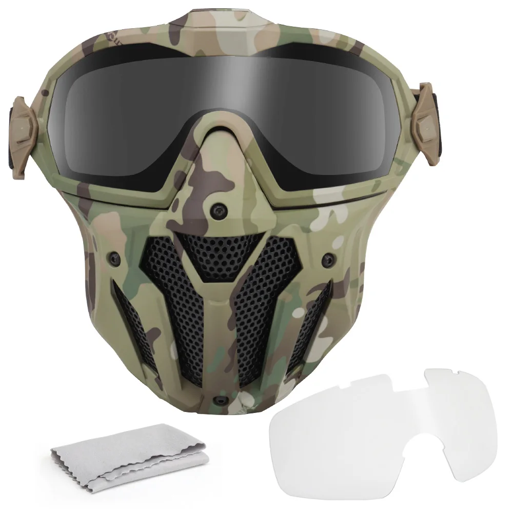 ยุทธวิธีAirsoft Paintball Face - Anti Pollution Mask บทวิจารณ์และราคา