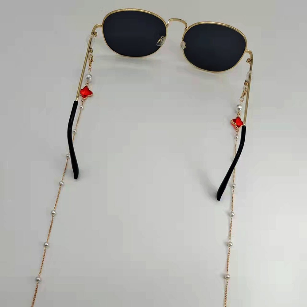 ผู้หญิงแว่นตาโซ่ลูกปัดพลาสติกห - Mask Chain Holder บทวิจารณ์และราคา