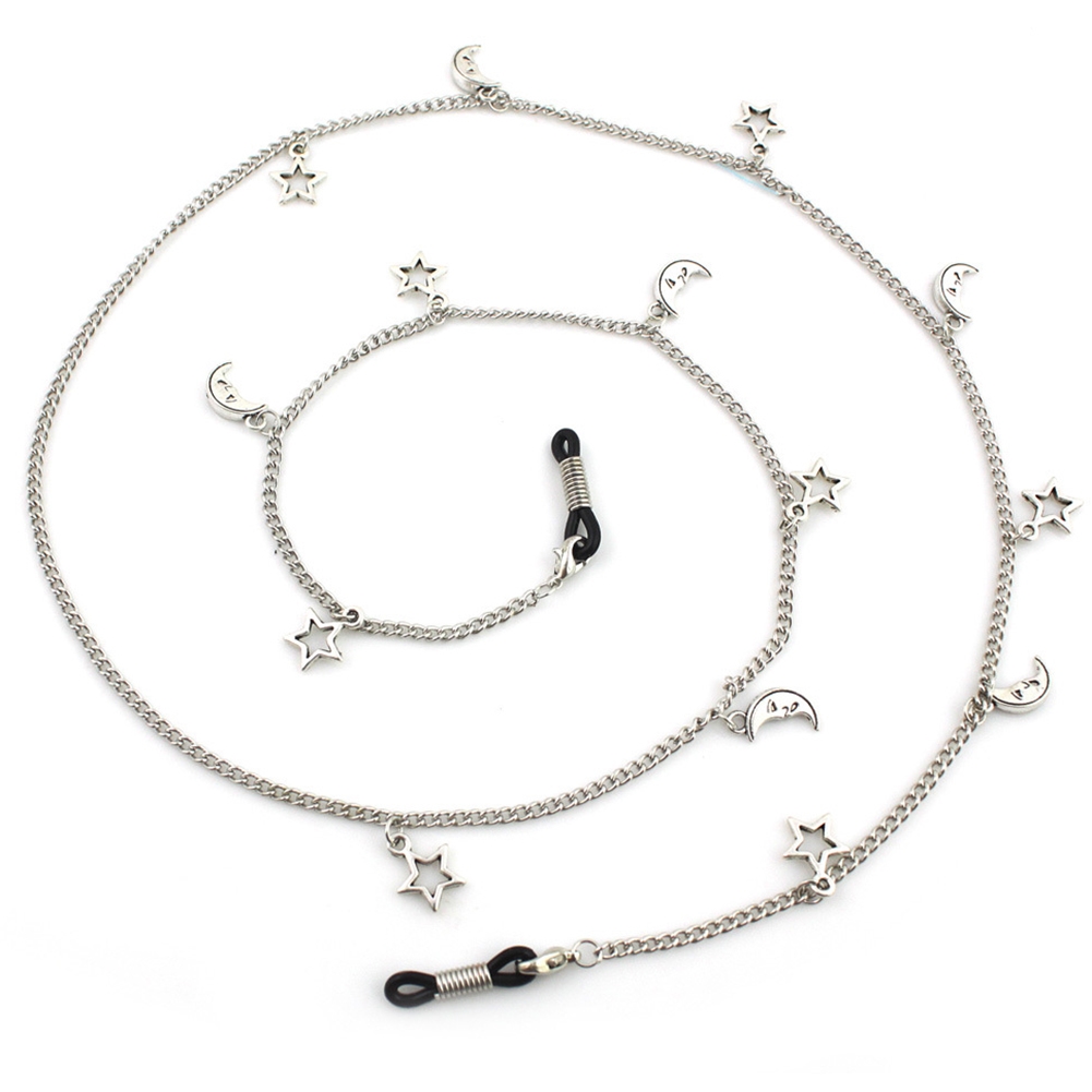 2021 Vintage เงินแฟชั่นสีแว่นต - Mask Chain Holder บทวิจารณ์และราคา