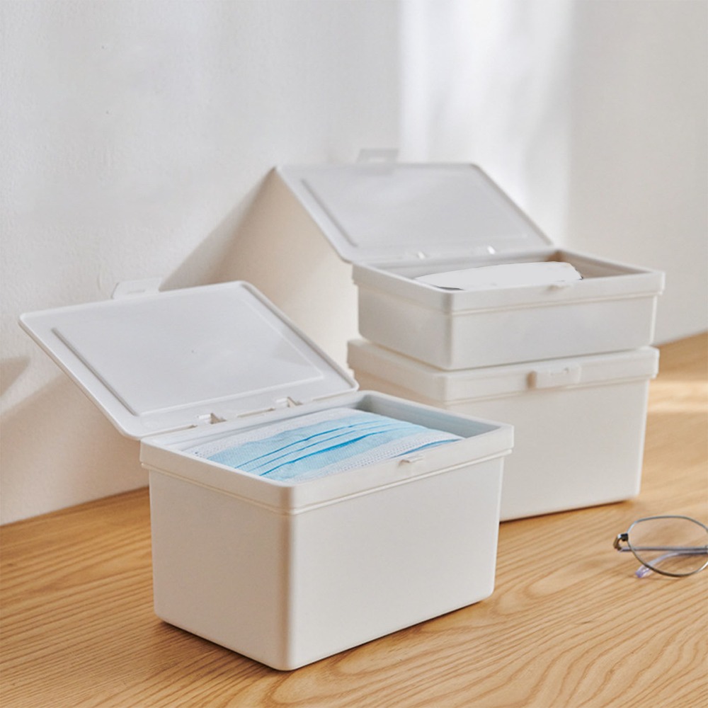 กล่องใส่หน้ากากอนามัยความจุขนา - Face Mask Storage Box บทวิจารณ์และราคา