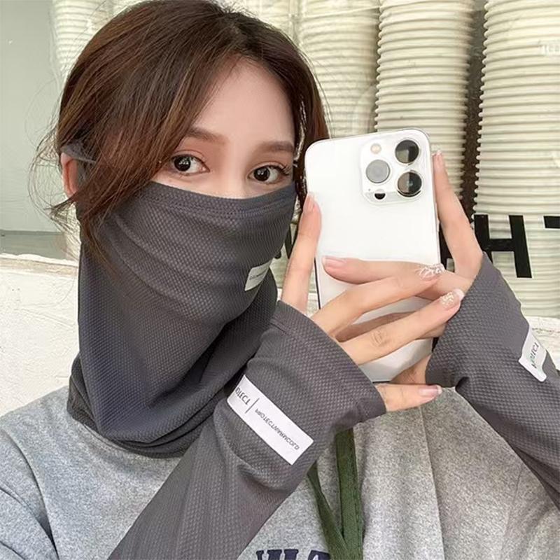 ชุดป้องกันแสงแดดไอซ์ซิลค์*หน้า - Sports Mask Breathable บทวิจารณ์และราคา