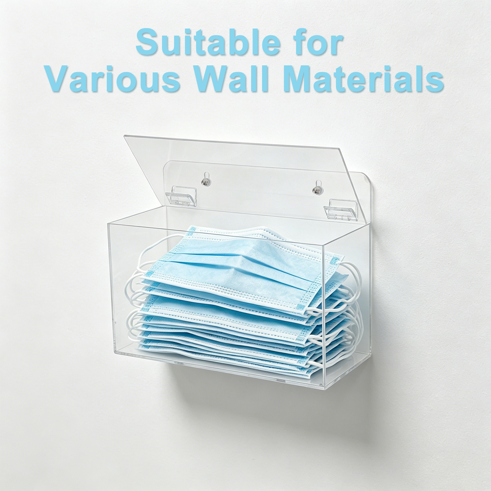 กล่องจ่ายหน้ากากอนามัย ฝาปิดอะ - Face Mask Storage Box บทวิจารณ์และราคา