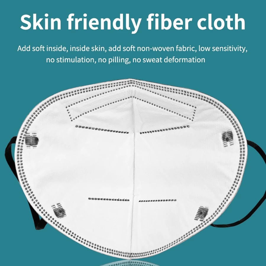 5 ชิ้น FFP2 มาส์ก CE ได้รับการ - Respirator Half Face บทวิจารณ์และราคา
