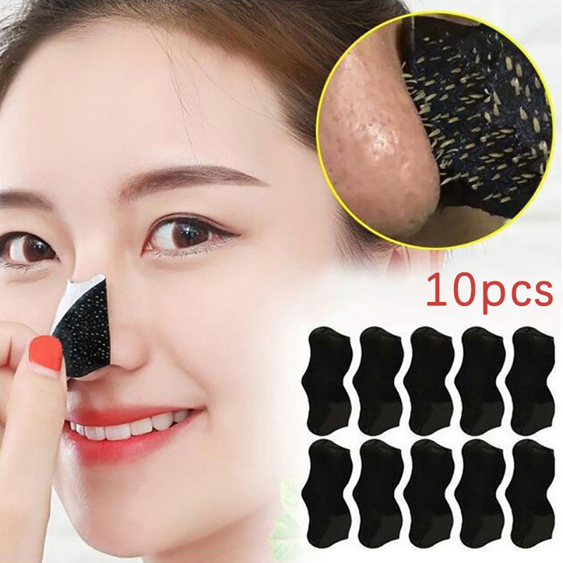 แผ่นลอกสิวเสี้ยน 10 ชิ้น สำหรั - Black Face Mask Pack บทวิจารณ์และราคา