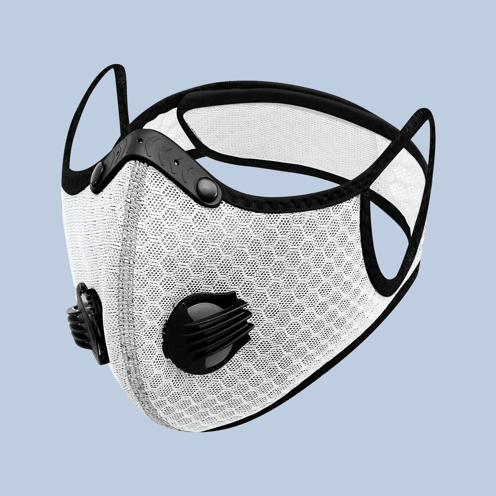 หน้ากากกันลมแบบยูนิเซ็กซ์ หน้า - Anti Pollution Mask บทวิจารณ์และราคา