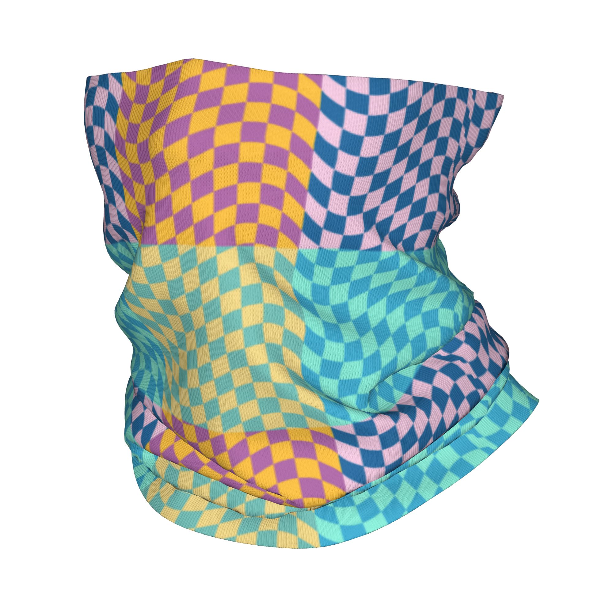 ผ้าพันคอแบบเช็คเกอร์สีตามสั่ง  - Neck Gaiter Face Cover บทวิจารณ์และราคา