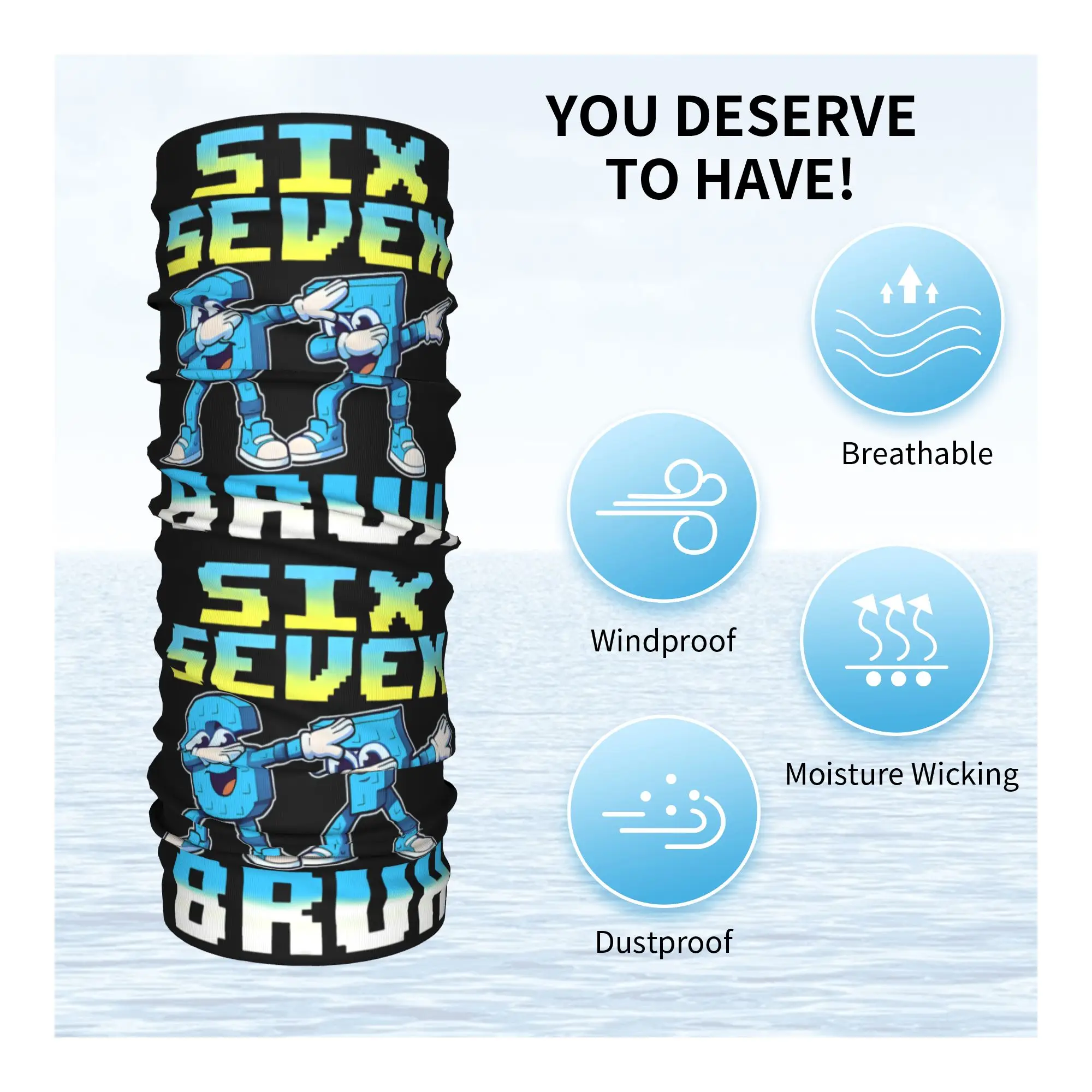 67 Six Seven Meme 6 7 ผ้าพันคอ - Neck Gaiter Face Cover บทวิจารณ์และราคา