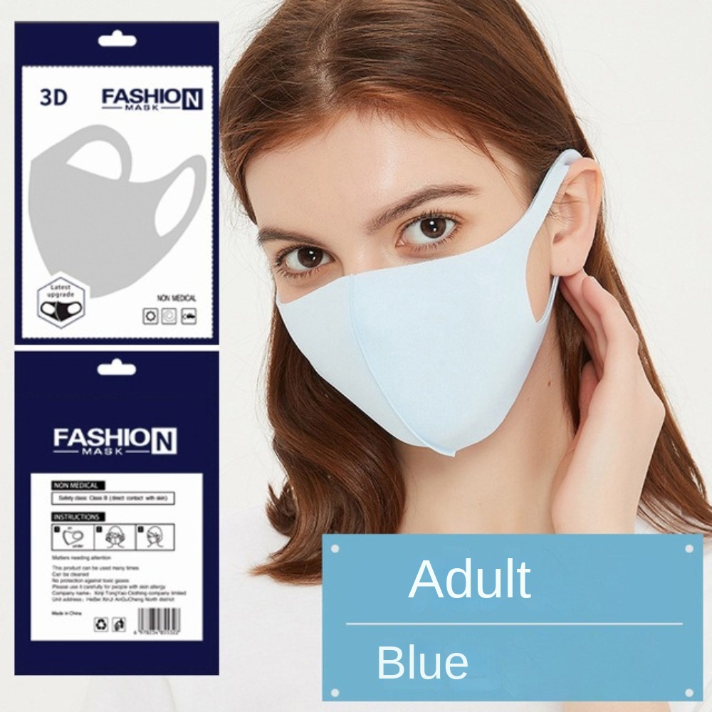ใหม่หน้ากากผ้าไหมน้ำแข็งระบายอ - Cloth Face Mask Washable บทวิจารณ์และราคา
