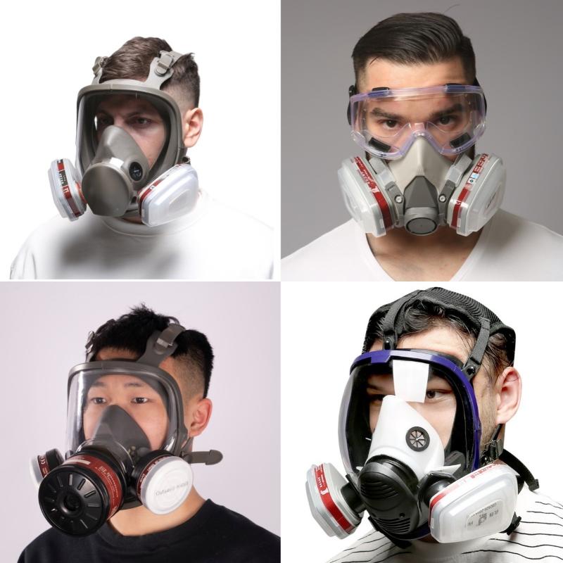 หน้ากากกันฝุ่นครึ่งหน้า 1 ชุด  - Respirator Half Face บทวิจารณ์และราคา