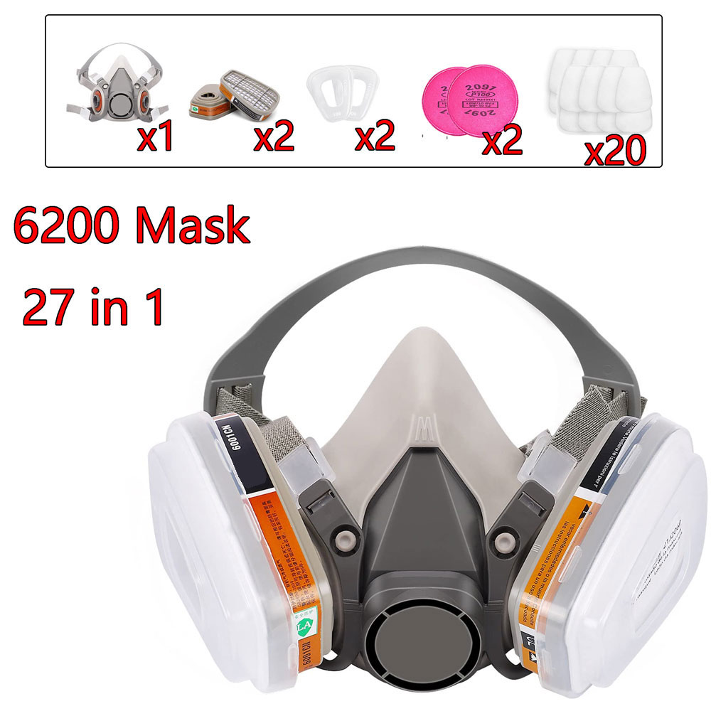 หน้ากากป้องกันแก๊สพิษ 6200 ชุด - Face Mask Storage Box บทวิจารณ์และราคา