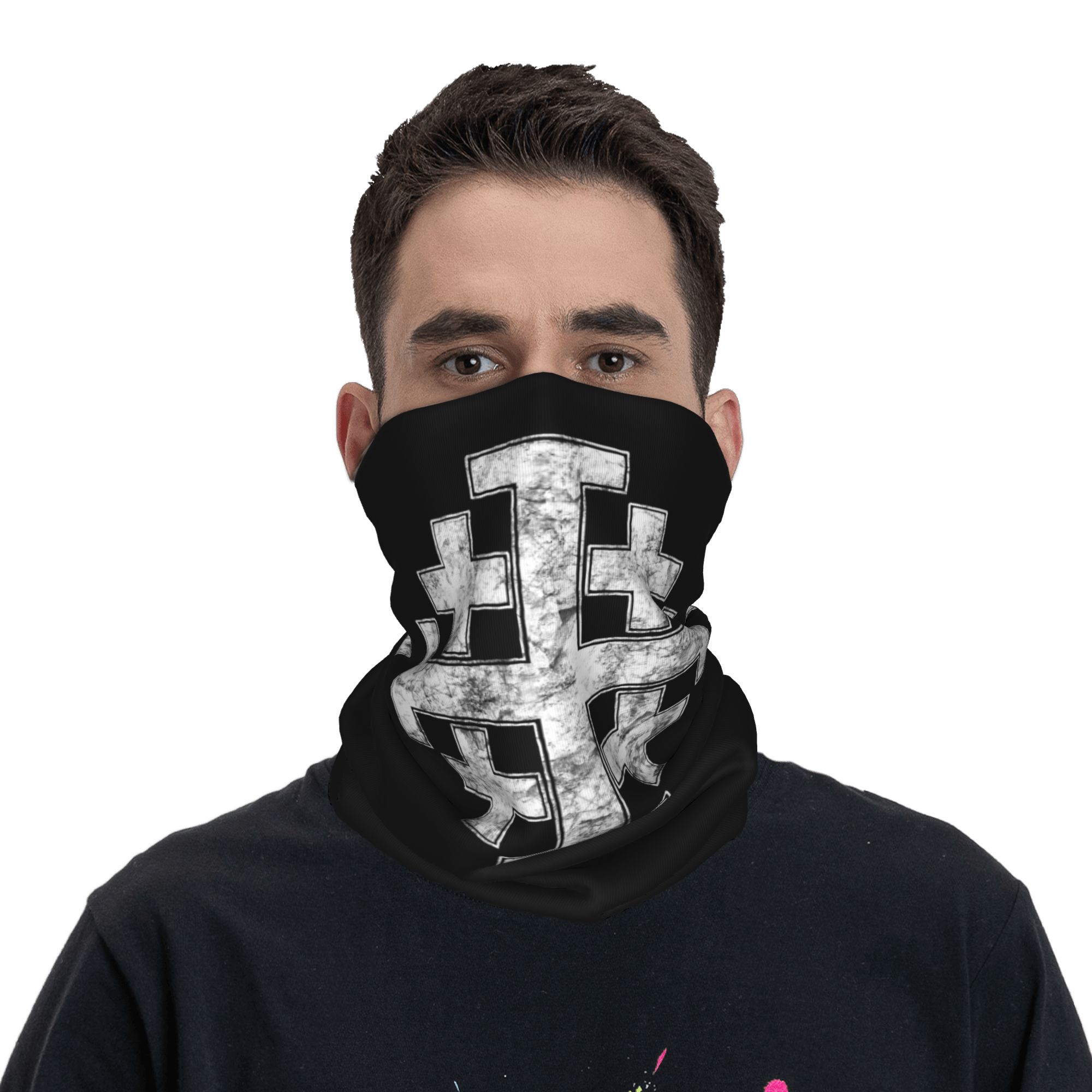 ผ้าพันคอคริสเตียนลายกางเขนอัศว - Neck Gaiter Face Cover บทวิจารณ์และราคา