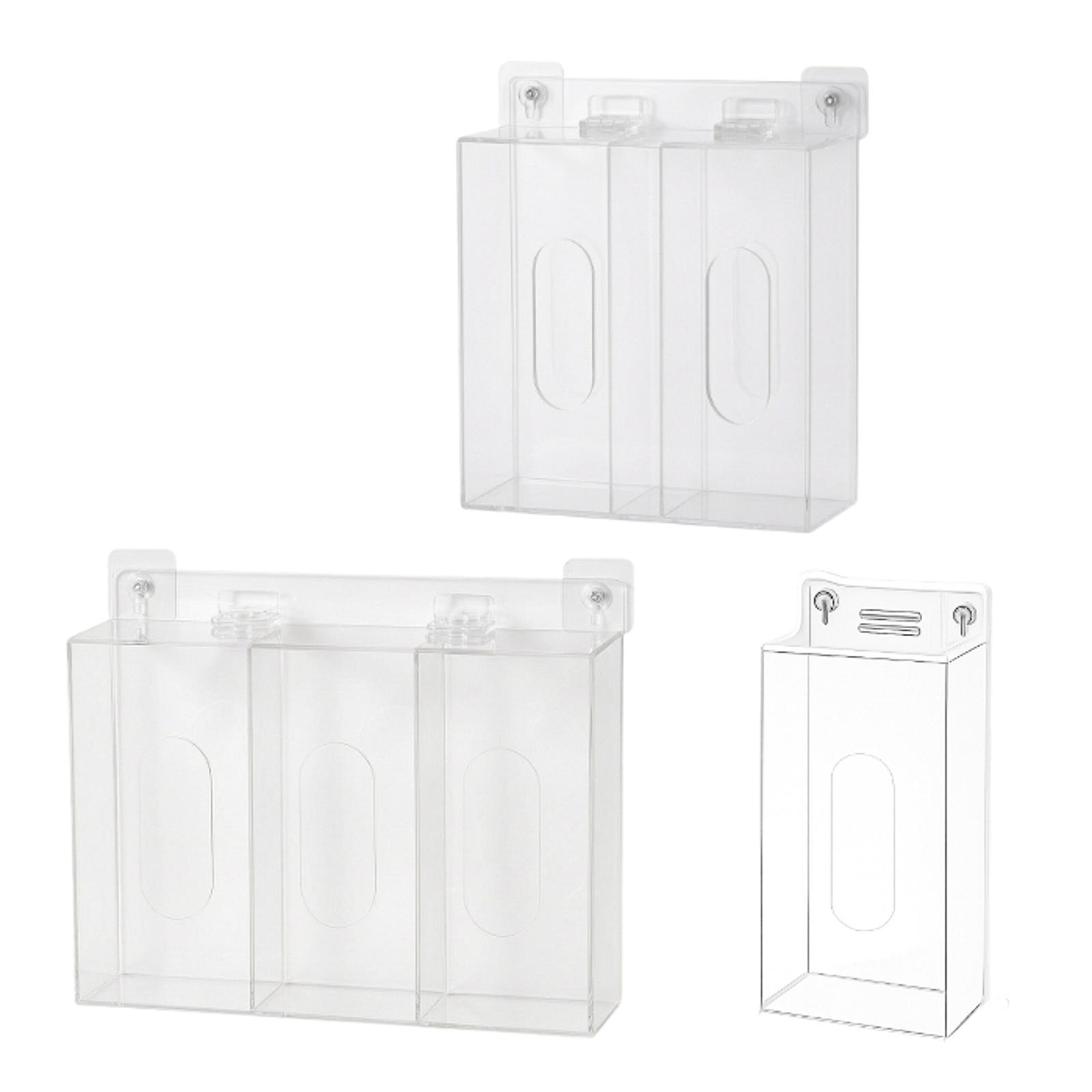ที่ใส่ถุงมืออะคริลิกแบบติดผนัง - Face Mask Storage Box บทวิจารณ์และราคา